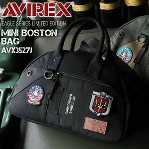  Avirex Mini Boston bag AVIREX limitated model TOPGUN top gun 2way shoulder bag diagonal .. bag AVX3527J khaki 