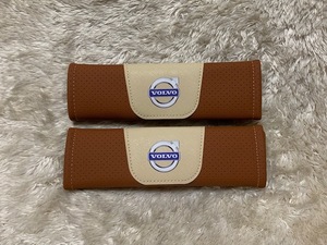  Volvo VOLVO tea leather seat belt pad 