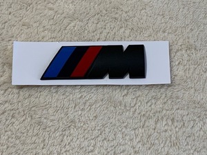 ３Ｄ BMW ///M マッドブラック　エンブレム ステッカー　9／2.9