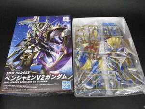  быстрое решение стоимость доставки 350 иен не использовался SD Gundam world герой z Benjamin V2 Gundam пластиковая модель коробка есть царапина(ы) (DLLU