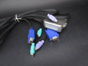  prompt decision postage 710 jpy Mini KVM Switch switch monitor switch cable D-sub (VSKI