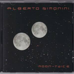 【ROCK】ALBERTO SIMONINI／MOON-TWICE◆メロディアス・ハード，1989年レコーディングの9曲＋2006年レコーディングの7曲の16曲収録のＣＤの画像1