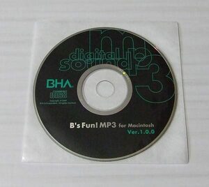 B's Fun! MP3 for Macintos Ver.1.0.0 ディスクのみ