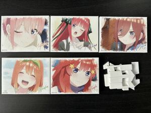 五等分の花嫁　ミニキャンバスマグネット　マグネットスタンド　一花　二乃　三玖　四葉　五月