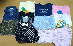 【同梱可】子供服まとめ売り 女の子 90cm 95cm 保育園 泥遊び