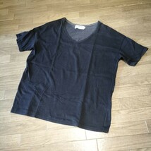 ★URBAN RESEARCH アーバンリサーチ Tシャツ カットソー トップス サイズ38 黒 ブランド古着 USED_画像2