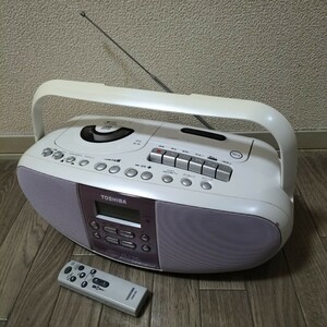 ★TOSHIBA TY-CDK3 CDラジオカセットテープレコーダー CDラジカセ 動作未確認 昭和レトロ 東芝 オーディオ ジャンク品扱い