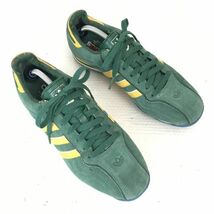 adidas★2006/ワールドカップモデル/ADI TR/ブラジルモデル/スエード/ローカットスニーカー【24.0/緑×黄】451459/sneakers/Shoes◆G-83_画像2