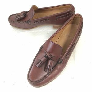 リーガル/REGAL★本革/タッセルローファー【24.0/茶/BROWN】/レディース/ビジネス/dress shoes◆Q-237