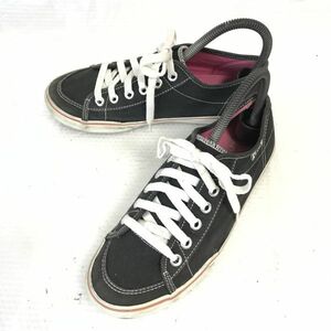 VANS★V131/ソール＆ライナーピンク♪ローカットスニーカー【23.5/黒/black】sneakers/Shoes/trainers◆G-36