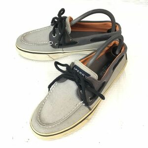 スペリートップサイダー/sperry top-sider★デッキシューズ【8M/25.5-26.0/グレー/GRAY】sneakers/Shoes/trainers◆Q-264