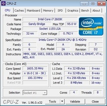 Intel Core i7-2600K 3.40GHz Quad LGA1155 SR00C 動作保証 A_画像3