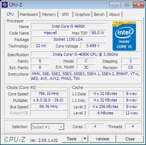 Intel Core i5-4690K 3.50GHz Quad LGA1150 SR21A Devil's Canyon 動作保証_画像3