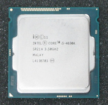 Intel Core i5-4690K 3.50GHz Quad LGA1150 SR21A Devil's Canyon 動作保証_画像1