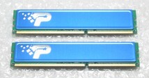 PATRIOT PSD38G1600KH DDR3-1600 PC3-12800U 8GB (4GB×2枚) ヒートシンク 動作保証_画像1