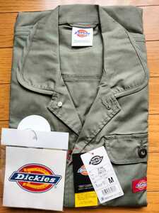 【管理番号Y2307121113】Dickies★新品未使用★ディッキーズ★ストレッチ★半袖★ツナギ★サイズM★D-749-19-M★カラーシダー★つなぎ