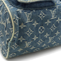 LOUIS VUITTON ルイ ヴィトン モノグラムデニム ネオスピーディ ハンドバッグ ミニボストンバッグ ブルー 青_画像3