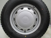 12インチ 145R12 6PR 3.5J 100/110 軽トラ/軽バン 中古スタッドレスタイヤホイール4本セット送料無料(SA12-3577)_画像4