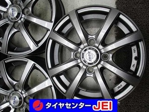 13インチ ザックJP100 4J+42 100 軽自動車 中古アルミホイール【4本セット】送料無料(A13-4405）