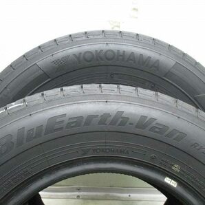 175-80R14 99/98N LT 8.5分山 ヨコハマ ブルーアースバンRY55 2021年製 中古タイヤ【2本】送料無料(M14-4765）の画像4