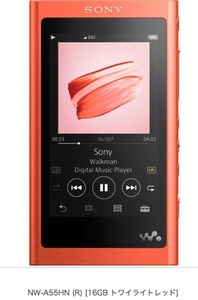 SONY NW-A55HN (R) [16GB トワイライトレッド]（新品未開封品）保証あり