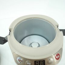 106 KOIZUMI コイズミ ライスクッカーミニ 小型炊飯器 KSC-1511/T ブラウン 0.5〜1.5合 2017年製 ※中古_画像4