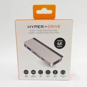 098s 【未開封】HYPER ハイパー HyperDrive 6-in-1 USB-C Hub for iPad シルバー HP16176