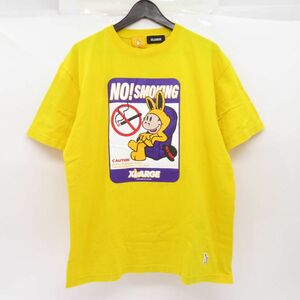 131s FR2 × XLARGE エクストララージ コラボ NO! SMOKING T-Shirt 半袖Tシャツ Lサイズ ※中古