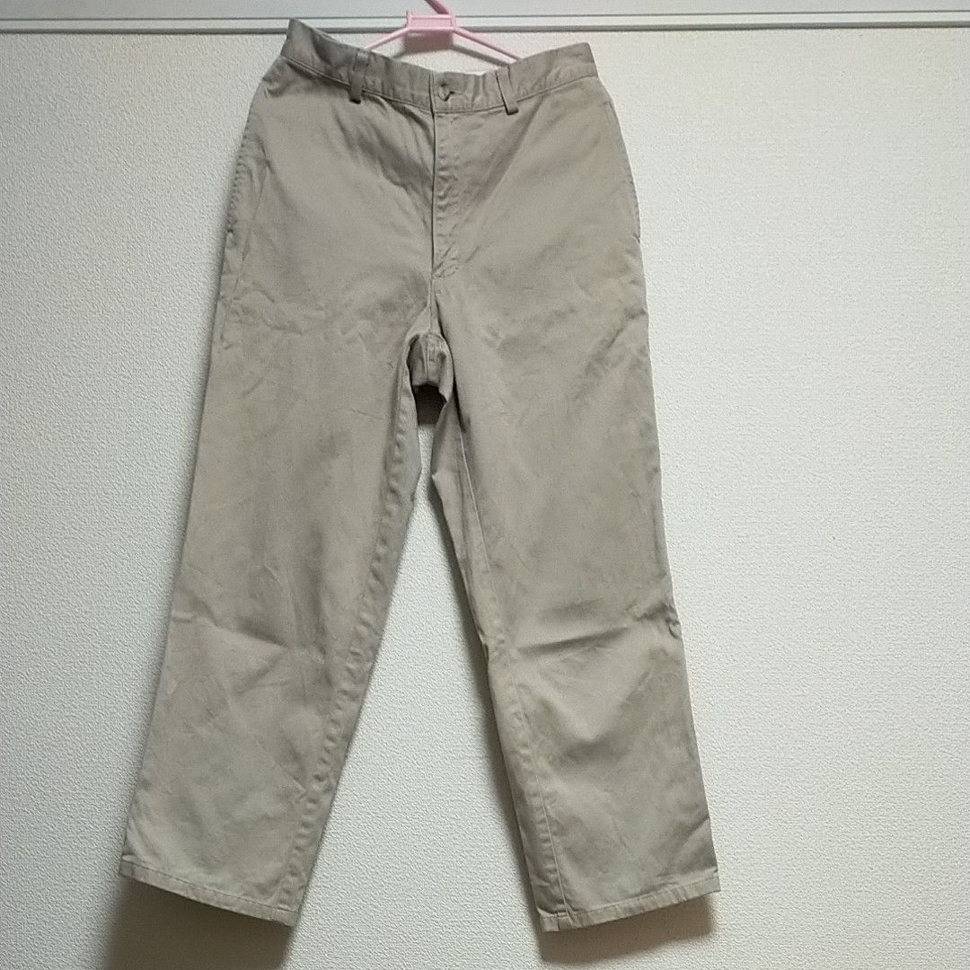 Levi's DOCKERS ノータックブラックチノ 32/30 ドッカーズ 美品