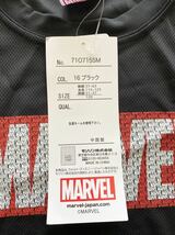 即決★新品120　MARVEL　マーベル　半袖パジャマ　黒　部屋着　上下セット　ルームウエア　アメコミ_画像3