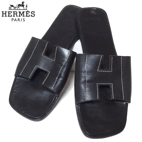 年最新ヤフオク!  エルメスhermes hロゴサンダルの中古品・新品