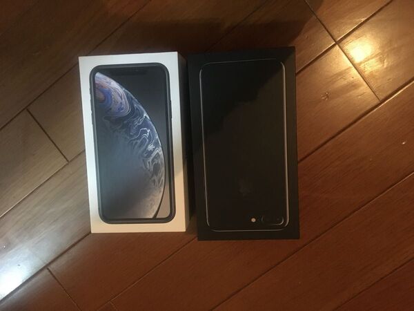 iPhone空箱　7プラス、xr