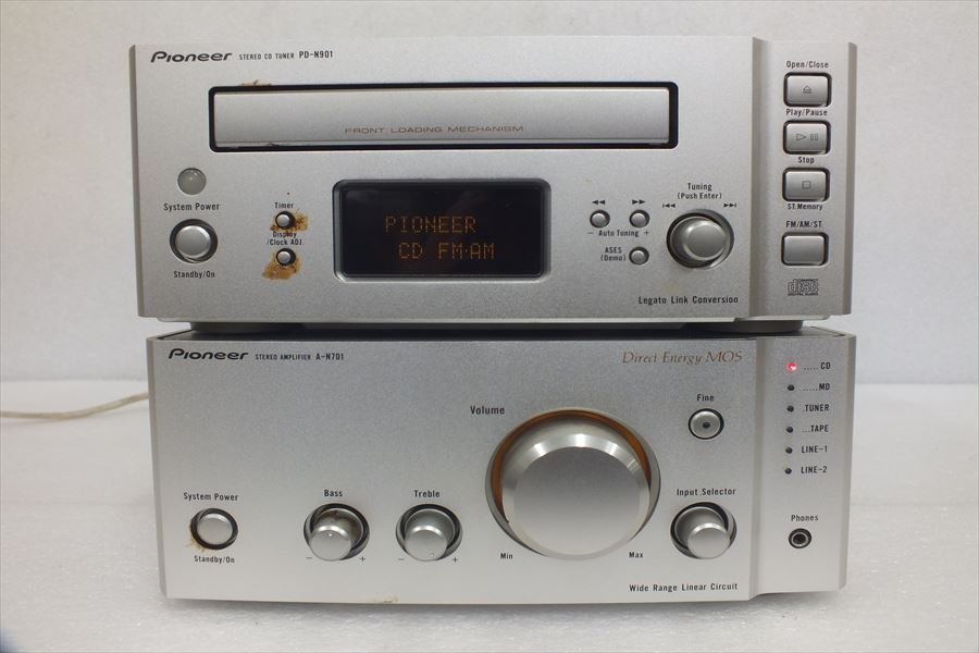 □ PIONEER パイオニア A-N701 PD-N901 コンポ 中古 230602M4593