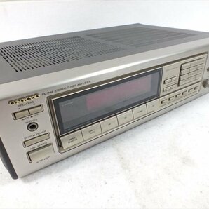 □ ONKYO オンキョー R-803 アンプ 動作確認済 中古 現状品 230706H2259の画像3