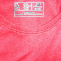 ニューバランス 半袖Tシャツ ロゴT ランニングウェア トップス レディース Mサイズ ピンク NEW BALANCE_画像3