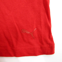 プーマ 半袖ポロシャツ フェラーリコラボ ワンポイントロゴ トップス レディース Sサイズ レッド　 PUMA_画像6