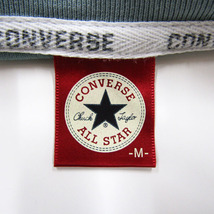 コンバース 半袖Tシャツ 胸ポケット ビッグサイズ 無地ロゴ トップス メンズ Mサイズ グリーン CONVERSE_画像2