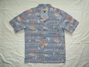 ☆ Patagonia パタゴニア SP17 Pataloha パタロハ ヘンプ シャツ sizeXS ブルー ☆USA古着 Limited Edition Voyage アロハ ハワイアン