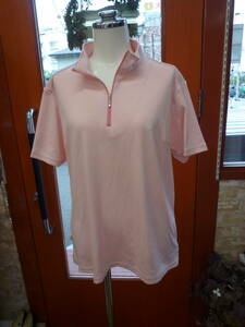 【0729-3】LEAN ピンクのポロシャツ
