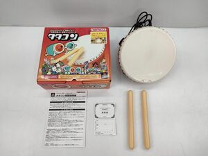 10 ナムコ NPC-107 タタコン 太鼓の達人 プレイステーション2 専用 コントローラー 動作未確認 PS2 namco◆プレステ 家庭用 テレビ ゲーム