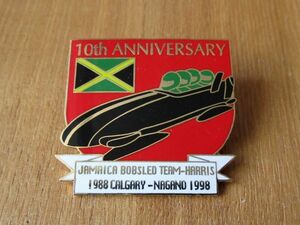 古い ピンバッジ : ボブスレー ジャマイカ チーム クール ランニング 映画 ピンズ #P