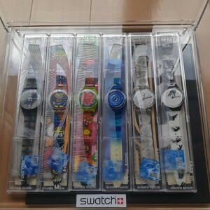 Неиспользованная коллекция Swatch Artist Collection 1996 Model 6 Wists Set Limited Item с чистым корпусом