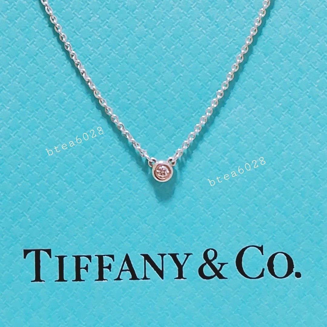 Tiffany＆co ティファニー バイザヤード 一粒ダイヤモンド ペンダント