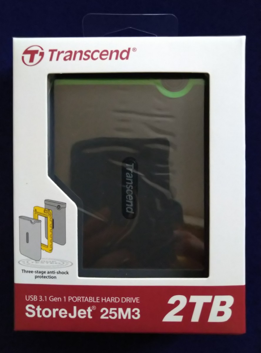 ポータブルハードディスクドライブ Store Jet 25M3 TS1TSJ25M3