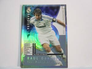 WCCF 2007-2008 BAN ラウール・ゴンザレス　Raul Gonzalez 1977 Spain　Real Madrid CF 07-08 Bandiera