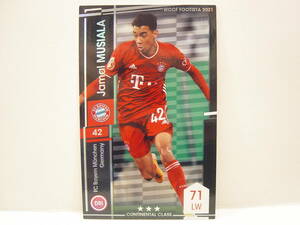 ■ WCCF FOOTISTA 2021 ジャマル・ムシアラ　Jamal Musiala 2003 England / Germany FC Bayern Munich 20-21 Panini LW71