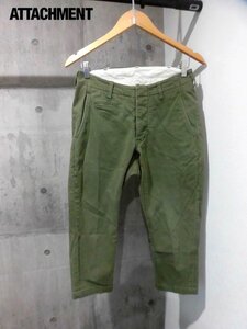 ATTACHMENT アタッチメント/AP22-239 ストレッチ チノジョッパーパンツ1/オリーブカーキ/メンズ/日本製