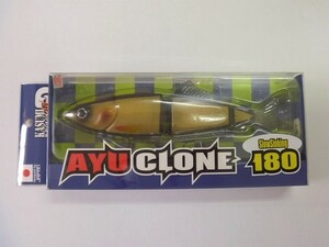 霞デザイン アユクローン180 スローシンキング #KDW08 ブラックバックゴールド (AYU CLONE)