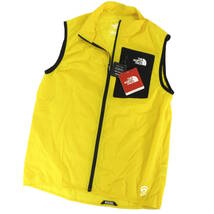 【送料無料】定1.5万 新品◆THE NORTH FACE◆SUMMIT SERIES ビッグ ウォール ウインド ベスト S 黄◆ノースフェイス NP21923◆abi J1032_画像1