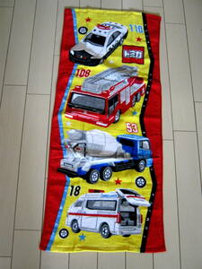 2.[ new goods ] Tomica * face towel * patrol car fire-engine mi mixer car ambulance *TOMICA